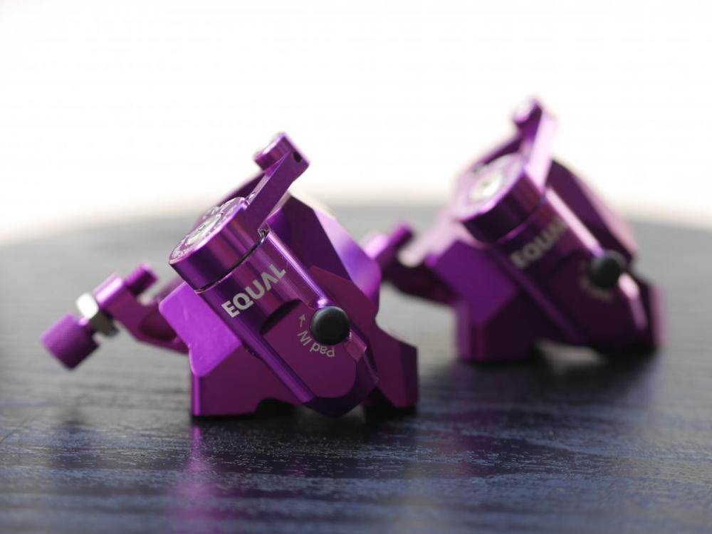 growtac equal グレー　ディスクブレーキキャリパー　前後セット 新色】「EQUAL 機械式ディスクブレーキキャリパー（ポスト