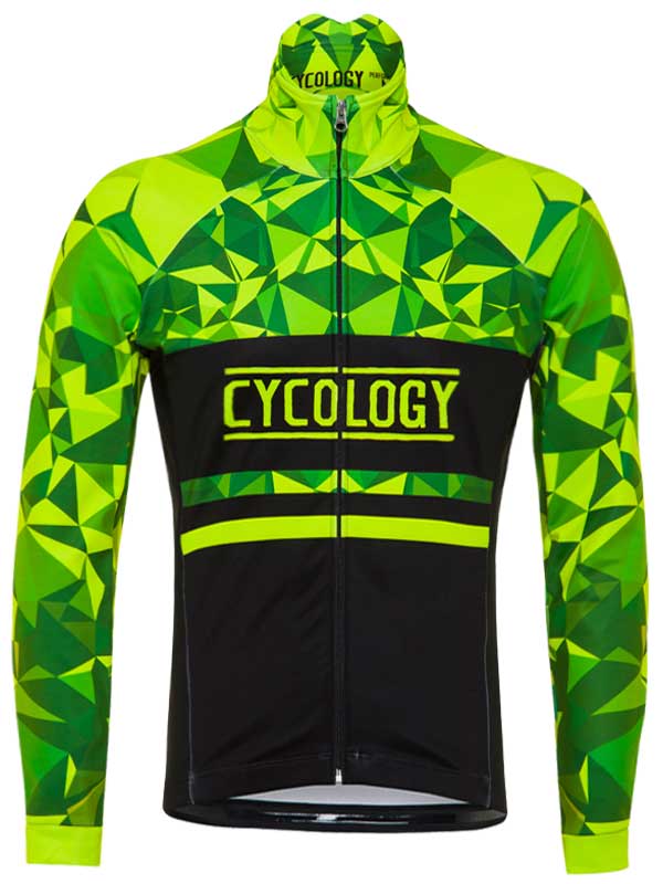 GEOMETRIC WINDPROOF CYCLING JACKET