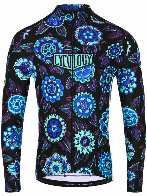 CYCO FLORAL MEN'S LONG SLEEVE CYCLING JERSEY